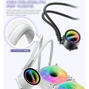 WATERCOOLER CPU RAIDMAX INFINITA LS240 ARGB WHITE - https://bithard.com.ar