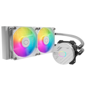 WATERCOOLER MASTER MASTERLIQUID 240L CORE ARGB BLANCO - https://bithard.com.ar