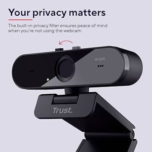 WEBCAM TRUST TAXON 1440p QHD ECO - https://bithard.com.ar
