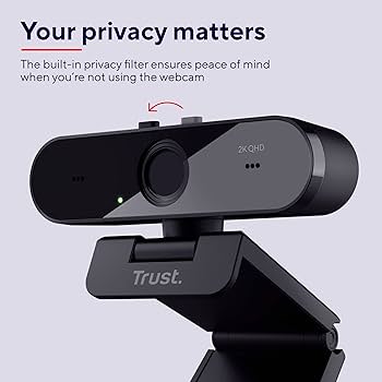 WEBCAM TRUST TAXON 1440p QHD ECO - https://bithard.com.ar