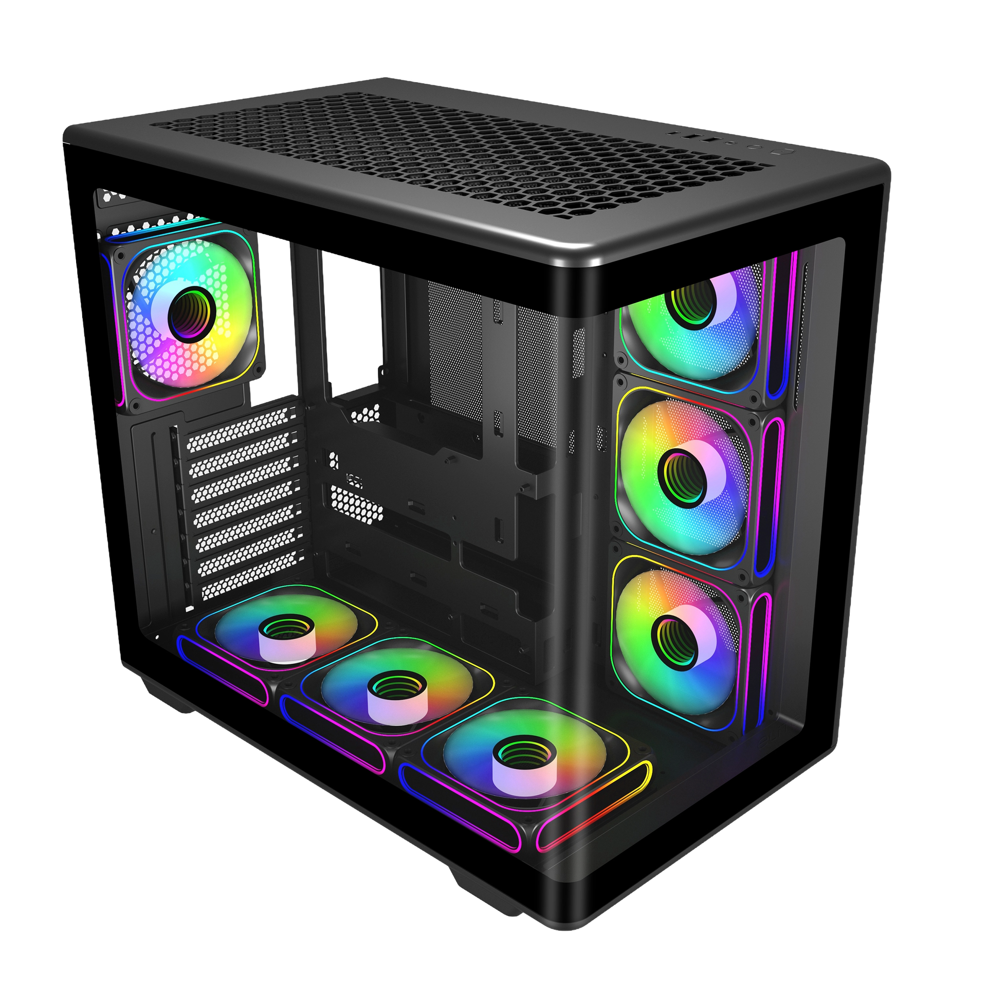 GABINETE COOLER MASTER 600 ELITE BLACK ARGB - https://bithard.com.ar