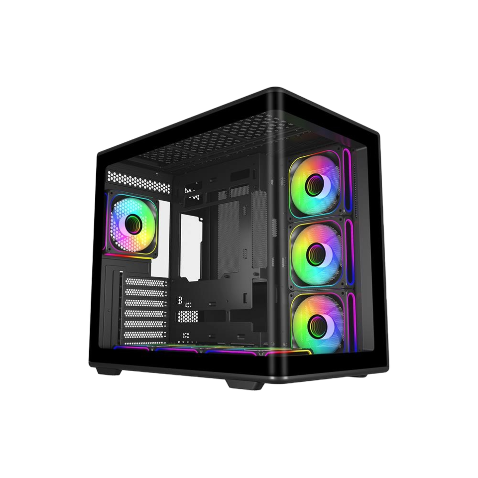 GABINETE COOLER MASTER ELITE 600 BLACK 7 ARGB - https://bithard.com.ar